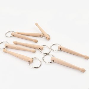 Precio al por mayor: Llavero colgante personalizado de madera de haya con <span class=keywords><strong>mini</strong></span> <span class=keywords><strong>baquetas</strong></span> para regalo musical - Product Image 5