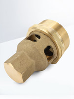 Vanne de sécurité en cuivre pour réservoir de sablage mobile, vanne de commande pneumatique à filetage lisse, accessoire de sablage haute résistance à l'usure