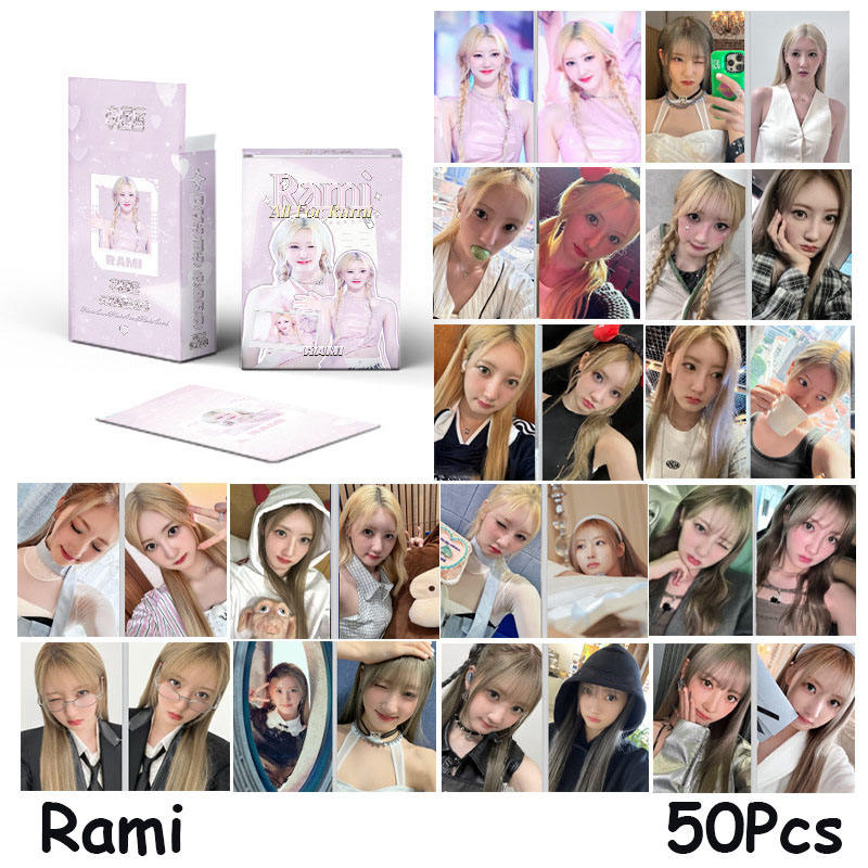 50Pcs/Set KPOP Babymonster Personal Laser Lomo Cards Pharita ASA