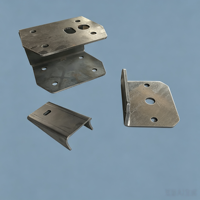 Support en U robuste pour montage de châssis, pièces en tôle soudée pour la construction et la fabrication OEM