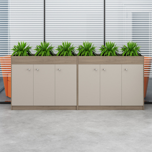 Estantería Moderna Abierta de Madera y Vidrio con 2 Puertas para Archivos, Ideal para Escuelas, Talleres y Hoteles - Product Image 5