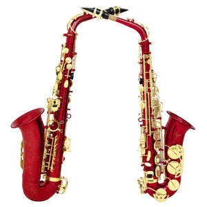 <span class=keywords><strong>SLADE</strong></span> Saxophone Alto Laiton Mib E-Flat <span class=keywords><strong>Sax</strong></span> Saxophone Rouge Instrument à vent avec étui Anches Embouchure Gants Pièces & Accessoires - Product Image 5
