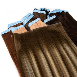 Extension con Tape Invisibile di Capelli Russi all'Ingrosso, Extension con Nastro a Striscia Lunga, Extension Invisibili con Nuovo <span class=keywords><strong>Metodo</strong></span> - Product Image 1