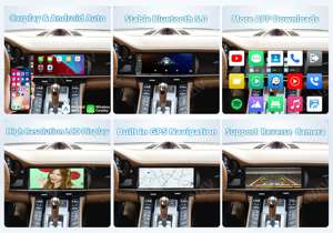 วิทยุติดรถยนต์ Android Auto สำหรับ Porsche Panamera ปี 2011-2017 รองรับ Carplay ระบบนำทาง GPS เครื่องเล่นมัลติมีเดีย หน้าจอสัมผัส 12.3 นิ้ว - Product Image 5