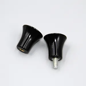 HZ.102001 M5 M6 Black Formica Round Head Small Handle Mechanical Hand Twist Screw Mushroom Knob Handle