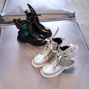 Bottes pour filles Wings Fancy Party Wear, bottes pour enfants - Product Image 3