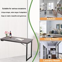 Petite table à manger murale pliante, bureau flottant pour cuisine, table de chevet, banc de buanderie pliable pour chambre à coucher, gain de place pour la maison