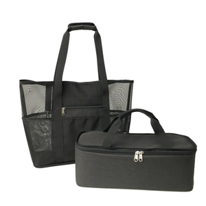 Sac de plage en maille détachable et assemblé et sac isotherme - Product Image 2