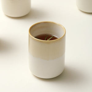 แก้วเซรามิกดีไซน์มินิมอล ผิวด้าน สำหรับใช้ในบ้าน ใส่ชา กาแฟ สีพื้น - Product Image 2