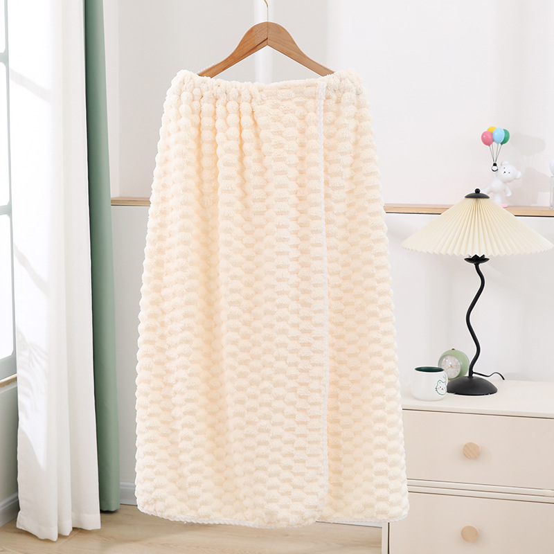 Robe de bain bustier blanche