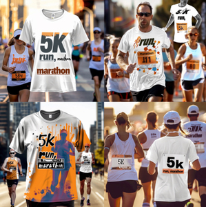Free Design <b>100</b>% <b>Polyester</b> Lightweight Breathable Mesh Eyebird Outdoor Sublimation 5k Marathon Event Running Sports Tee <b>Shirt</b> - Product Image 1