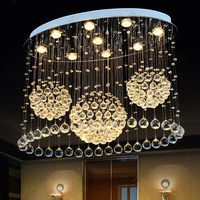 Lustre en cristal au design moderne, produit de luxe, éclairage d'intérieur, luminaire décoratif de plafond, livraison gratuite, 220v, ac 110