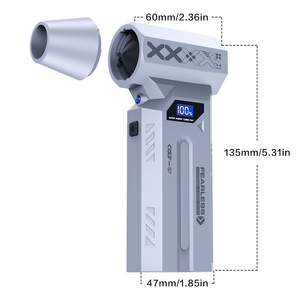 Soffiatore <span class=keywords><strong>Elettrico</strong></span> ad Alta Velocità 120000RPM, Batteria 5200mAh, Pulitore per Tastiera, Custodia da Viaggio, Accessori Professionali - Product Image 2