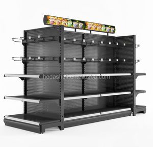 <strong>Black</strong> <strong>Shelves</strong> Store Metal Supermarket <strong>Shelf</strong> Super Market Display <strong>Shelf</strong> - Product Image 1