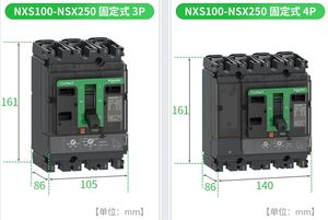 שודדים <span class=keywords><strong>mccb</strong></span> nsx250n 50ka ac 4p3d <span class=keywords><strong>250a</strong></span> tmmomagnetמגנטית <span class=keywords><strong>4p</strong></span> מעוגל במקרה מפסק C25n6tm250 - Product Image 2
