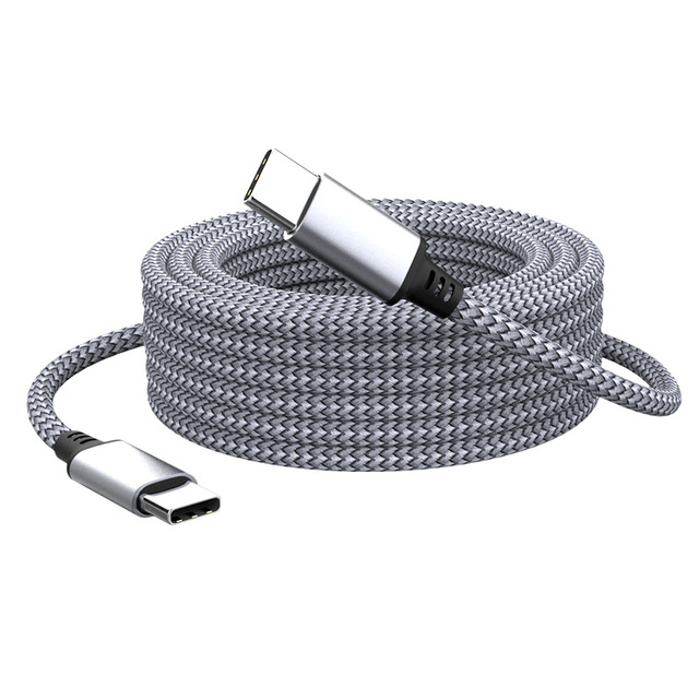 60W USB-C C Cable PD 3A Fast Charging High-Speed Data Transmission Braid Shielded Aluminum Alloy Nickel Plated Pure Copper 12