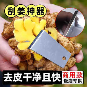 Éplucheur à gingembre en métal pour l'ail, les pommes de terre et le taro, outil de pelage, 1 pièce, origine Yiwu - Product Image 5