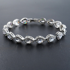 Nuovo Design Bracciale da Donna con Pietra CZ 5A a Goccia Zirconia <span class=keywords><strong>Starlet</strong></span> Bracciali Trendy con Charm per Donne - Product Image 4