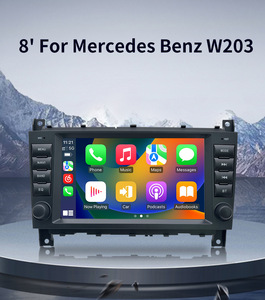 CARUPEZ Autoradio Android 8 pouces pour <span class=keywords><strong>Mercedes</strong></span> Benz <span class=keywords><strong>SLK</strong></span> CLK 2004-2010 Unité principale de navigation de style OEM DSP GPS 8581/7862 8 cœurs - Product Image 2