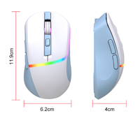 Ratón Inalámbrico para Juegos M96 Tri-Modo RGB Mini, 4000 DPI, Programable, Diseño Ergonómico, en Stock