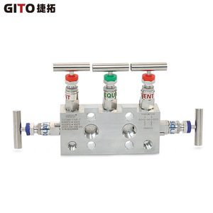 หน้าแปลนแบบโคแพรนเนล GITO 316L สแตนเลส 304 แบบห้าวาล์ว ผลิตด้วยเครื่องส่งสัญญาณความดัน 3051 EJA - Product Image 3