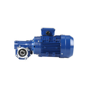 Серия VF, двойная коробка передач, двигатель переменного тока, редуктор скорости, OEM синий/серебристый/заказной червячный Алюминий/Железный Стандартный подшипник - Product Image 4