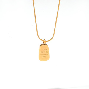 สร้อยคอไข่มุกประดับจี้หัวใจรูปดอกไม้สไตล์ฮาวายสำหรับฤดูร้อนทำจากสเตนเลสสตีลที่สวยงาม18K - Product Image 3