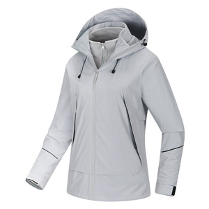 Chaqueta Impermeable Personalizable para Mujer, Transpirable, con Cuello Alto, Resistente al Viento, para Senderismo, Montañismo y Actividades al Aire Libre - Product Image 2