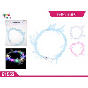 Guirnalda de Plumas LED Peiyong de 19 cm con 10 Luces para Fiestas y Decoraciones, Hecho en China - Product Image 1