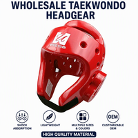 Casque de Taekwondo personnalisé avec logo, protection antichoc, pour entraînement et sparring, tailles XS-XL, pour dojo, salle de sport, commande en gros