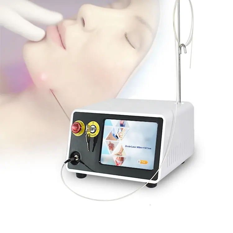 2022 Plastic Chirurgie Endo Gezicht Lifting Laser 1470nm Collageen Stimulatie Huid Verstevigende Laser 1470nm Rimpel Verwijdering Laser