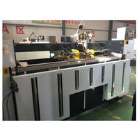 Machine à coudre et à clouer les boîtes en carton semi-automatique QHPACK, double servo, pour boîtes à pièces individuelles