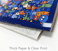 Livre d'activités de coloriage et de traçage personnalisé, reliure thermique, papier à dessin, pratique de l'esquisse, art de gribouillage de monstres mignons