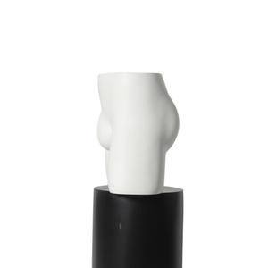 Manekin Pria Fiberglass Putih Setengah Badan untuk Pajangan Pakaian Dalam Dijual - Product Image 4