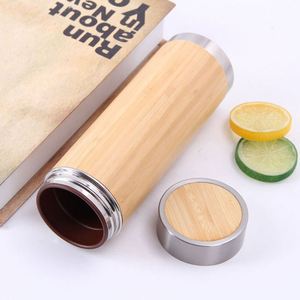 Custom Printing <b>Bamboo</b> Eco Friendly Insulated <b>Cup</b> Tea <b>Cup</b> Stainless Steel Vacuum Insulation <b>Cup</b> Brand Logo Print Sustainable - Product Image 4