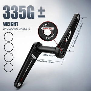 Manivelle de vélo de route en fibre de carbone RACEDUEL pour bras de manivelle intégré <span class=keywords><strong>EASTON</strong></span> en carbone 165mm 170mm, axe 29mm - Product Image 2
