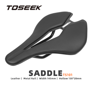 Asiento de Bicicleta TOSEEK Acolchado de Microfibra con Base de Fibra de Vidrio y Rieles de 7x7mm para Ciclismo de Montaña y Carretera - Product Image 1