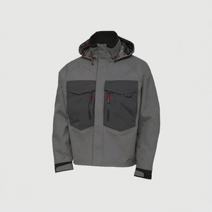 Veste de pêche camouflage imperméable et respirante pour homme, UPF 35, à capuche, multi-poches, coupe-vent, pour activités de plein air, fabricant OEM - Product Image 3