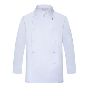 Pizza su misura marrone inverno 4X manica lunga cucina Chef uniforme cappotto camicia vestito camicia da ristoranti indossare abbigliamento - Product Image 4