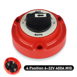 Cnspeed 4-Speed Dual-Battery Power Cut-Off Switch M10 Studs For RVs And <b>Yachts</b> - Product Image 3