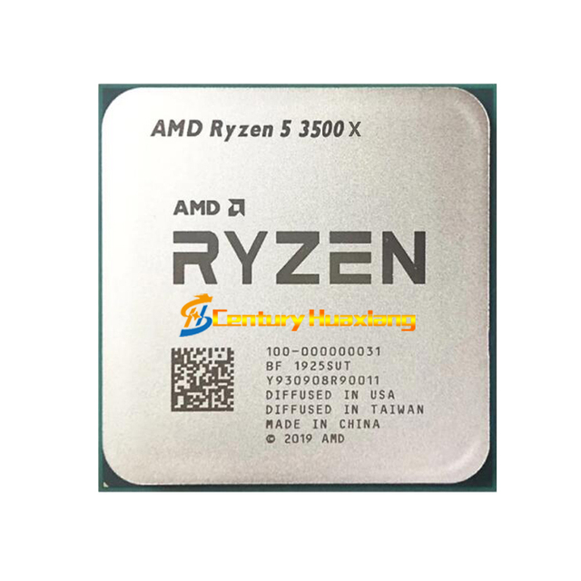 AMD Brand New Box and Tray  R5 3500x  3.6GHZ 32MB 6 Core 65w DDR4 3200MHz AMD Box CPU Ready Stock.
