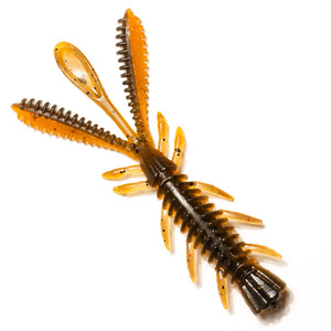 Leurre souple flottant Ante en forme de crevette de 3,5 pouces pour la pêche aux poissons noirs - Product Image 1
