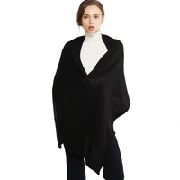 Écharpe d'hiver de mode de couleur unie en gros pour les femmes accessoires chauds tricotés avec taille et marque personnalisées