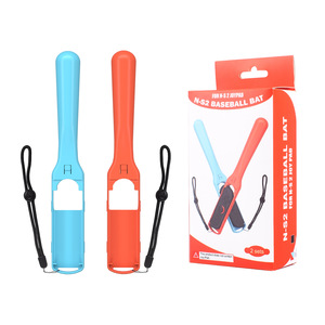 ไม้เบสบอล N-S2 สำหรับคอนโทรลเลอร์นินเทนโดสวิตช์ จอยคอน 2 ชุด สีน้ำเงิน สีแดง พร้อมสายคล้อง - Product Image 1