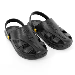 Unisex SPU ESD dép chống tĩnh điện làm tắc nghẽn Sandal làm việc giày siêu mềm cho thiết bị điện tử bán dẫn nhà máy phòng sạch phòng thí nghiệm