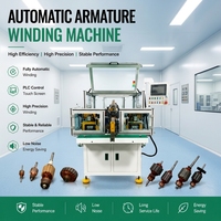 Machine d'enroulement de rotor de moteur CNC entièrement automatique à couple stable et à haut rendement pour bobine d'inductance annulaire avec garantie d'un an