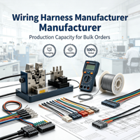 Harnais de câblage personnalisé ODM OEM selon dessin ou échantillon, service de personnalisation de faisceaux de câbles électroniques industriels