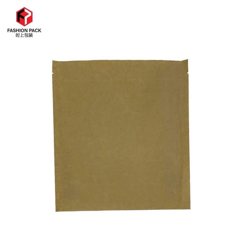 คราฟท์ Paper100 % ย่อยสลายได้ทางชีวภาพนำมาใช้ใหม่3ด้านถุงซีลอาหารเกรดผงพิเศษถุงซีลโรงงานราคาต่ำขายตรง