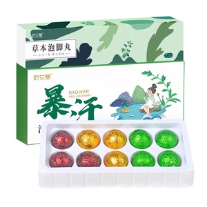 Vente en gros de coussinets de bain de pieds aux huiles essentielles, gingembre, carthame, armoise, 15g, bulles de transpiration instantanées, bouillantes, fournitures de santé - Product Image 5