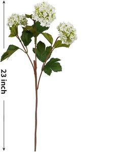 Flores de Hortensia Artificiales al por Mayor, 3 Piezas, Moldeadas con Tacto Real, para Bodas, Hogar, Fiestas, Navidad, Graduación, Pascua, Regreso a Clases - Product Image 2